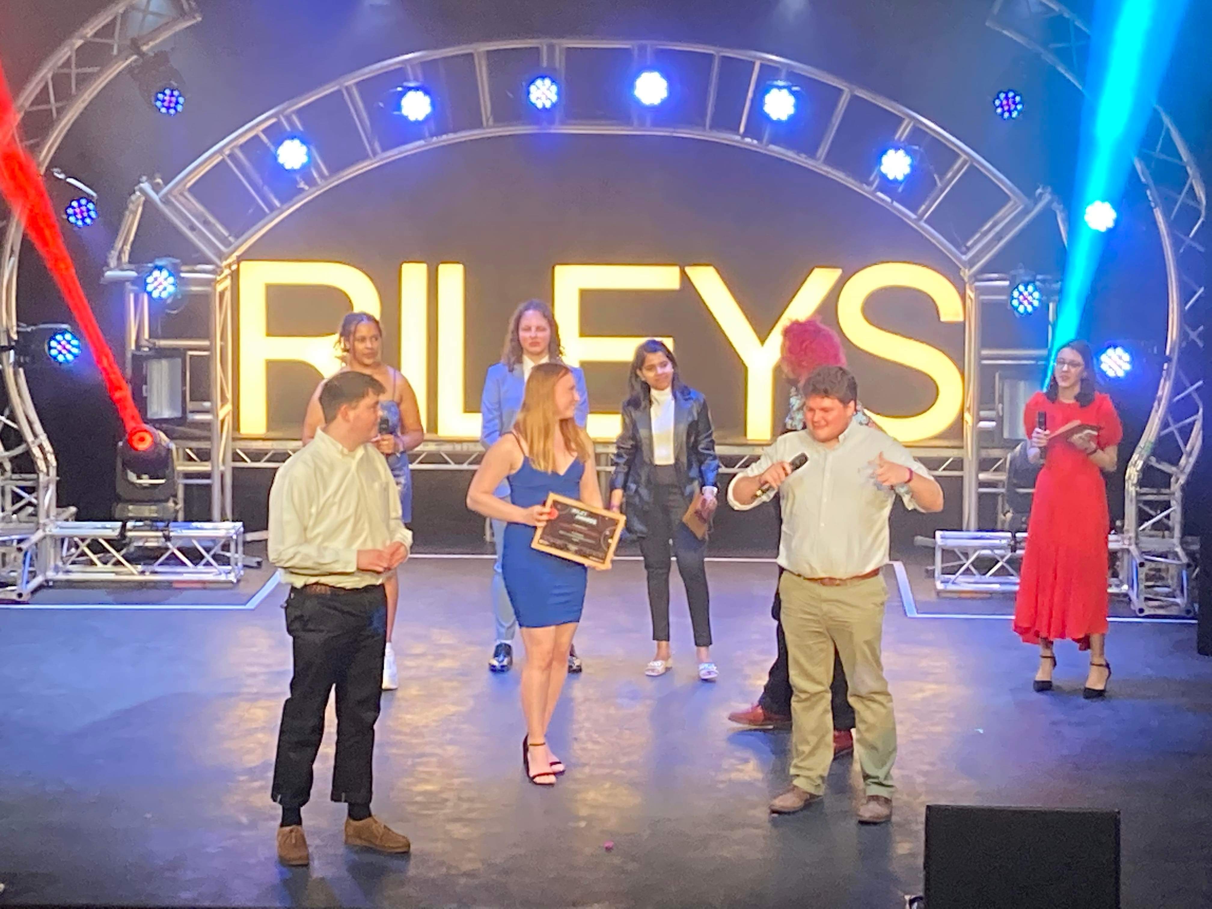 LSCFR members attending Riley's nomination ceremony celebration