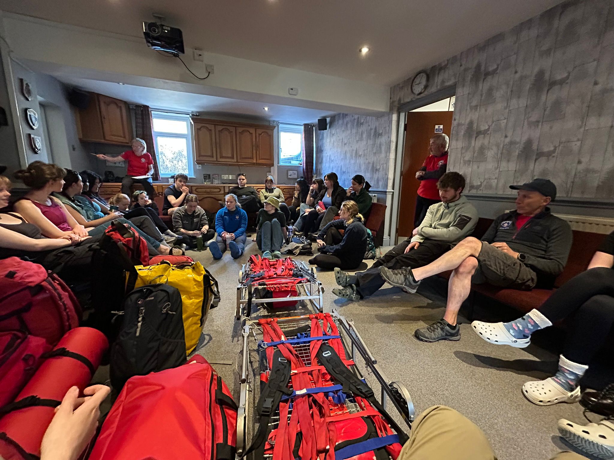 Team building activities at Mountain Rescue residential