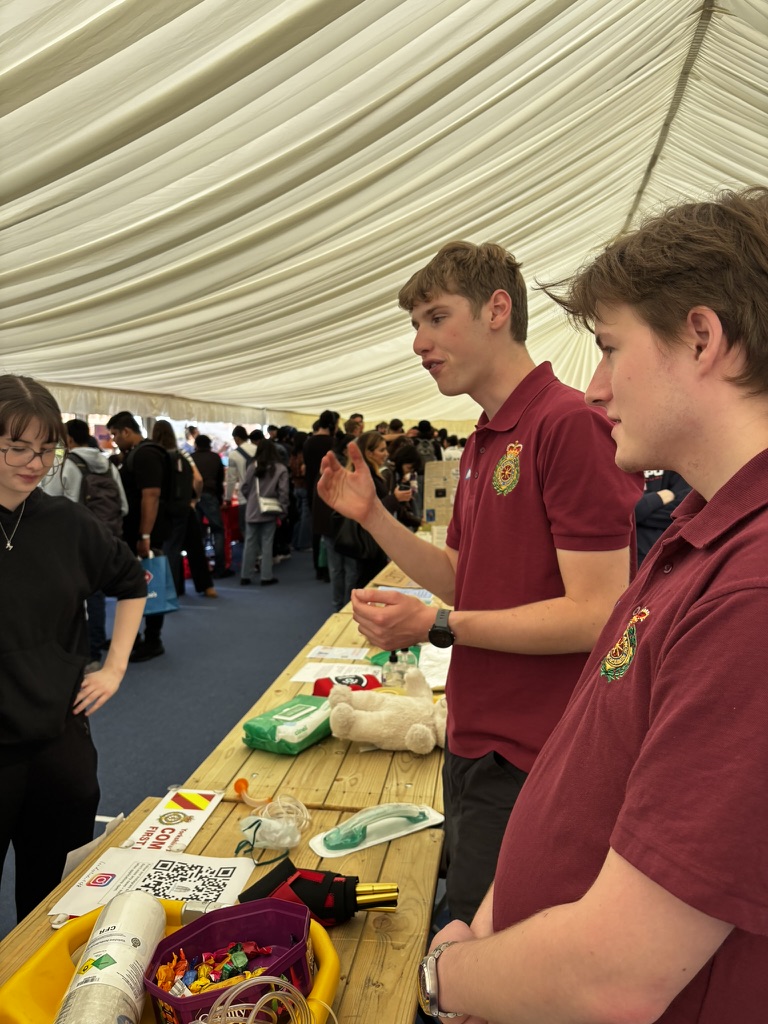 LSCFR members engaging with prospective students at the Freshers' Fair